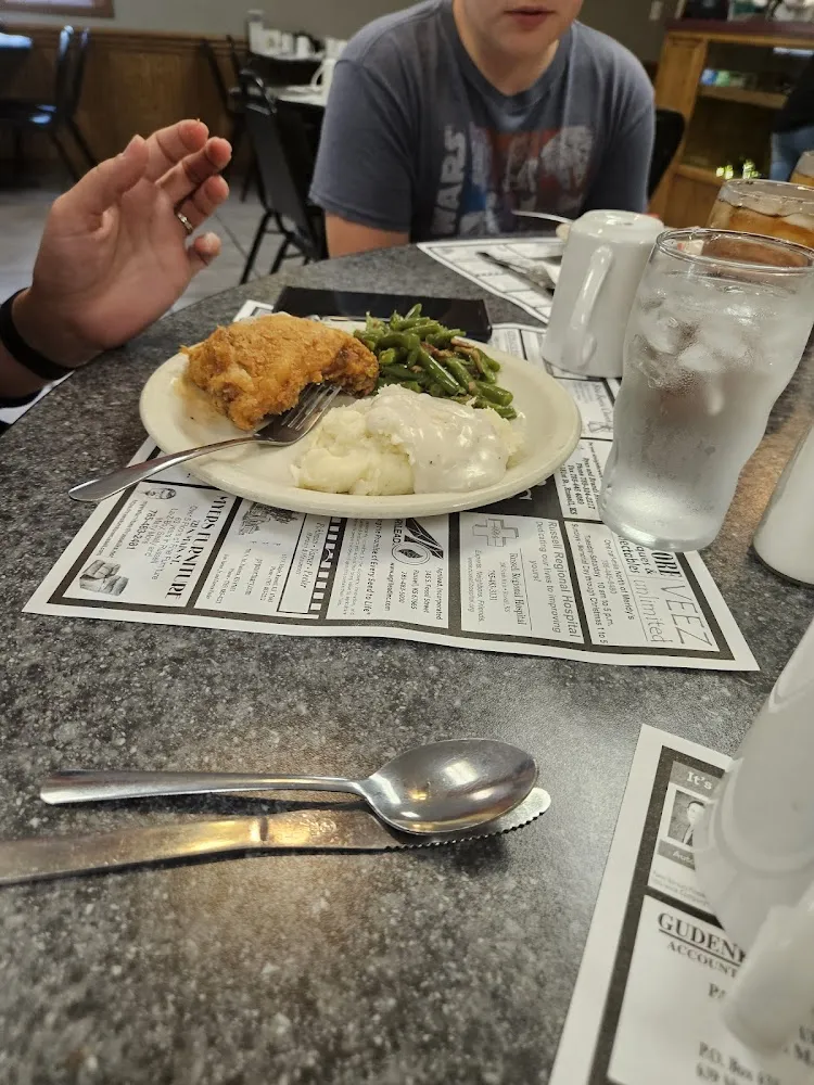 Salad Bar with Fried Chicken